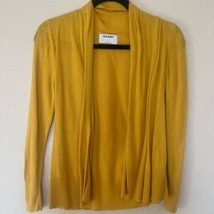 Xs yellow old navy cardigan